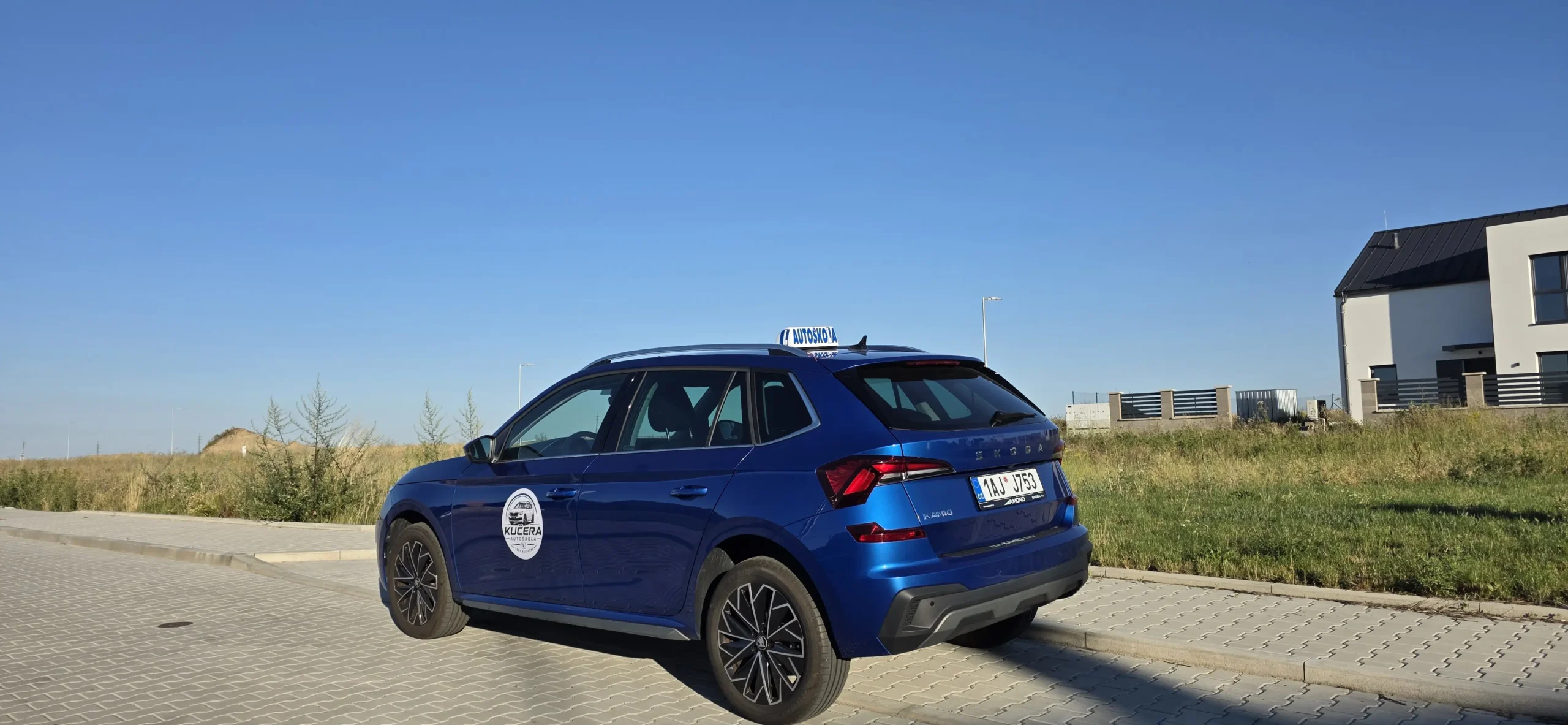 Výcvikový vůz Škoda Kamiq autoškoly Kučera